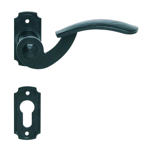 Türgriff LIENBACHER TILLY - R 310/358 - Schmiedeeisen schwarz