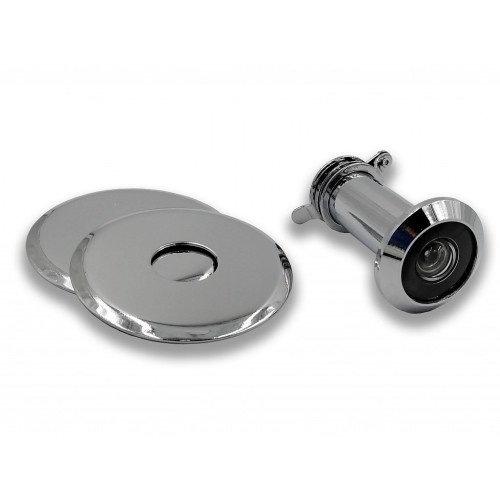 Door Viewer - Polished chrome